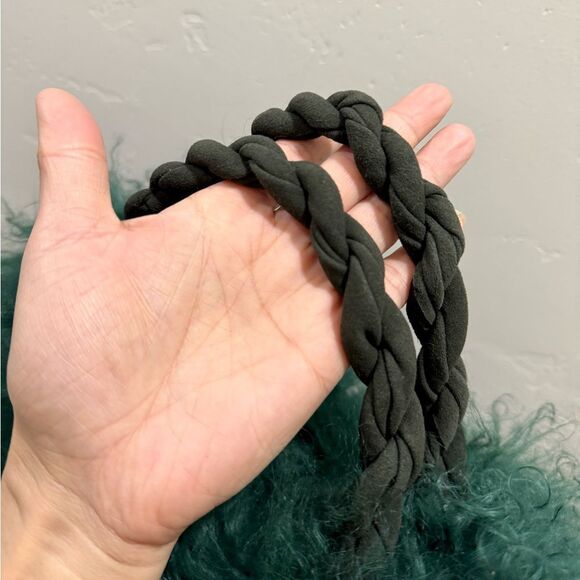 Genuine Mongolian Lamb Fur Handmade Top Handles Half Moon Slouchy Bag/ Crossbody - Picture 12 of 16